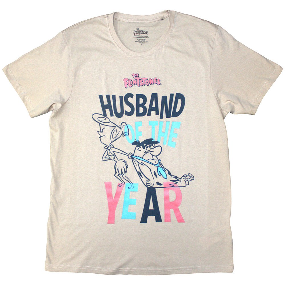 The Flintstones - Husband Of The Year Tshirt Homme - Crème